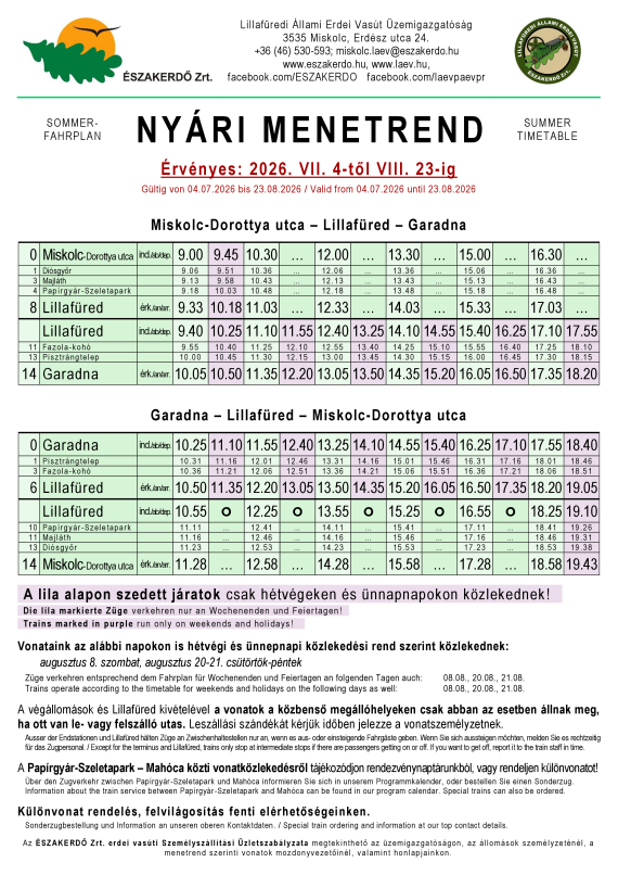 Menetrend